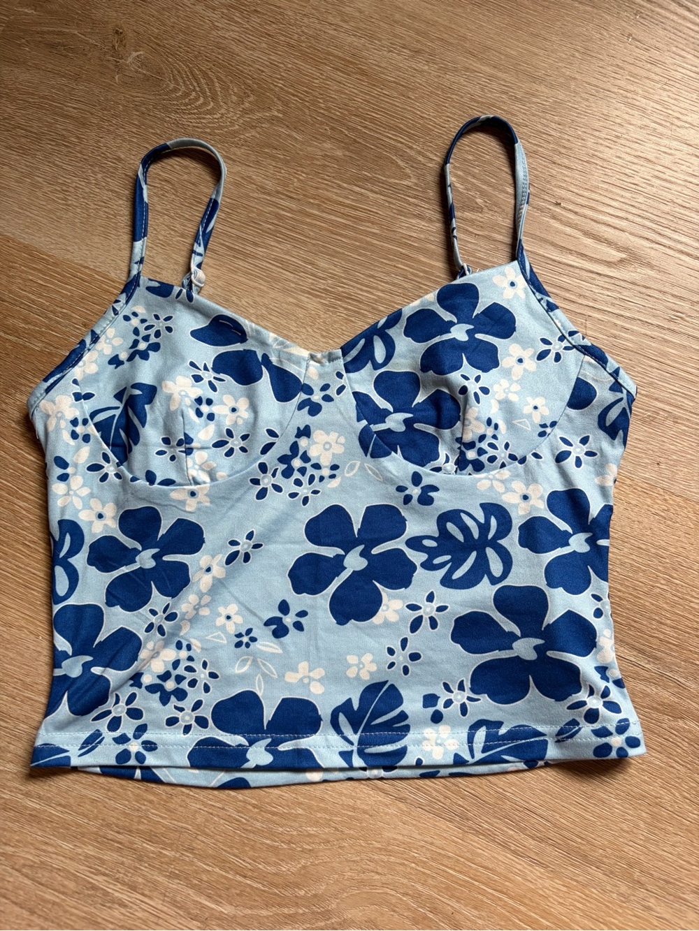 Blue Floral Cami Top - Brand